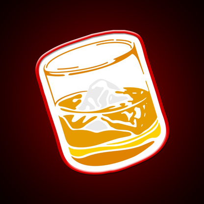 Whiskey Drink Bar Led Neon Sign Wall Art Rgb Color