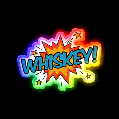Whiskey Drink Bar Led Neon Sign Wall Sign Rgb Color