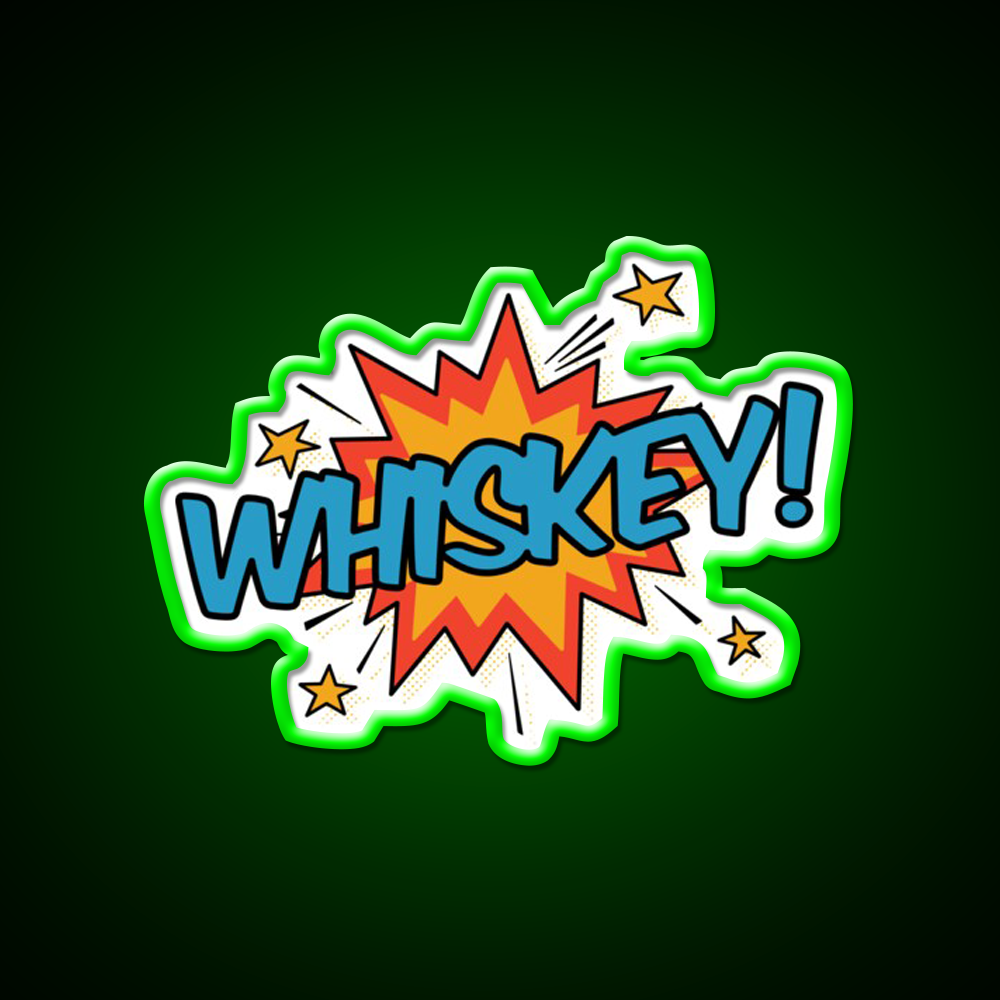 Whiskey Drink Bar Led Neon Sign Wall Sign Rgb Color