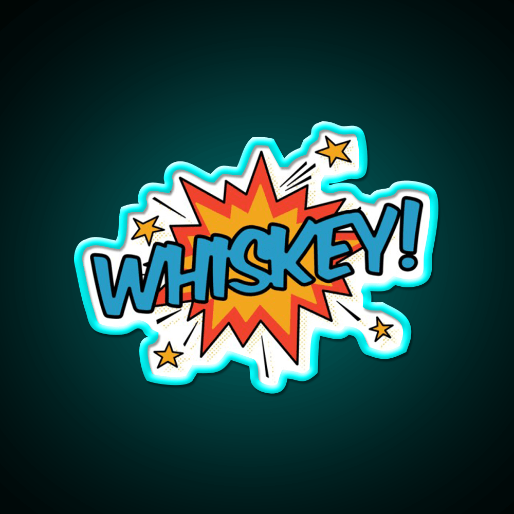 Whiskey Drink Bar Led Neon Sign Wall Sign Rgb Color - Shineneon