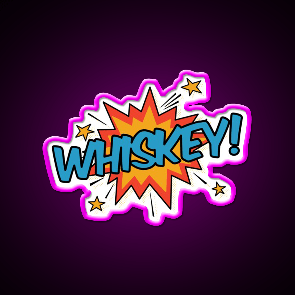 Whiskey Drink Bar Led Neon Sign Wall Sign Rgb Color - Shineneon