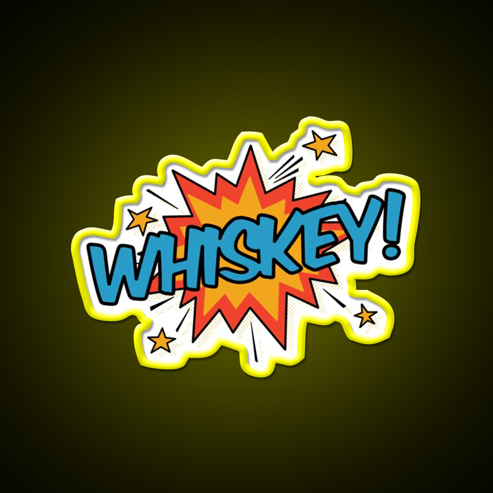 Whiskey Drink Bar Led Neon Sign Wall Sign Rgb Color