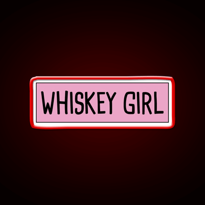 Whiskey Girl Whiskey Drink Bar Led Neon Sign Rgb Color - Shineneon