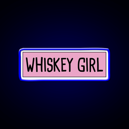 Whiskey Girl Whiskey Drink Bar Led Neon Sign Rgb Color - Shineneon