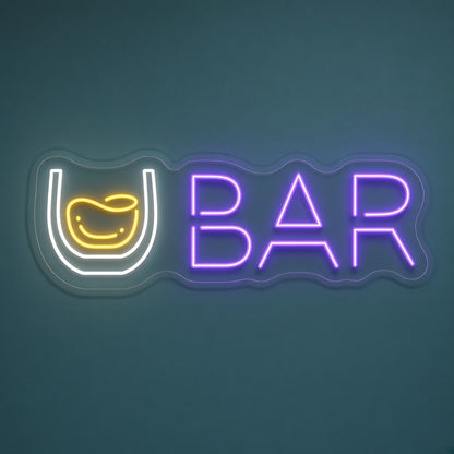 Whiskey Glass Bar LED Neon Sign - product hero