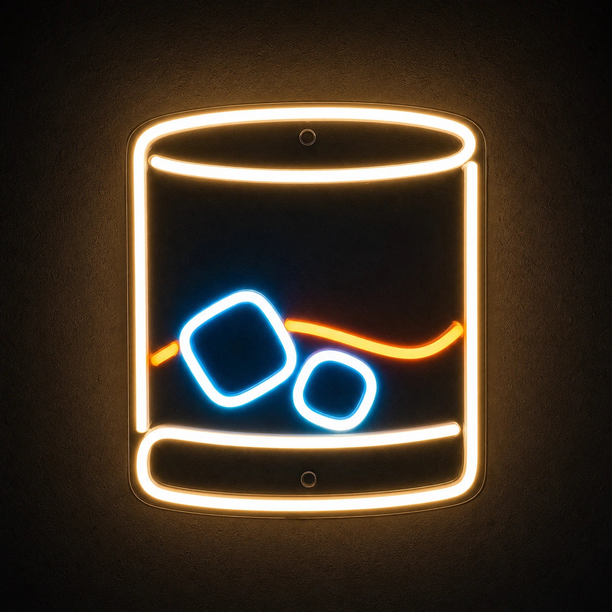 Whiskey Glass LED Neon Sign main product image