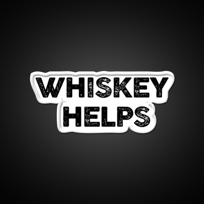 Whiskey Helps Beer Bar Decor Led Neon Sign Rgb Color - LED neon sign view 11