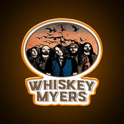 Whiskey Myers Logo Whiskey Drink Bar Led Neon Sign Rgb Color - Shineneon