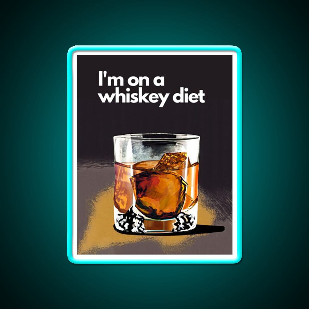 Whiskey Pun Whiskey Drink Bar Led Neon Sign Rgb Color