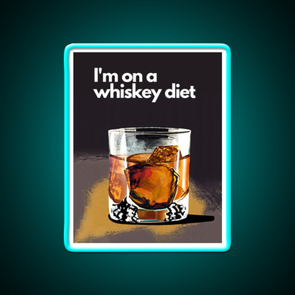 Whiskey Pun Whiskey Drink Bar Led Neon Sign Rgb Color