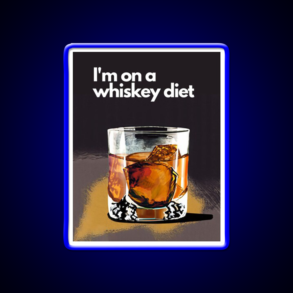 Whiskey Pun Whiskey Drink Bar Led Neon Sign Rgb Color