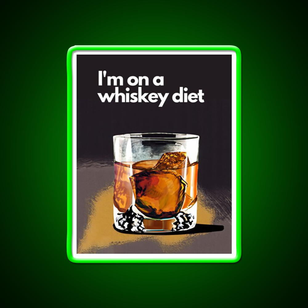 Whiskey Pun Whiskey Drink Bar Led Neon Sign Rgb Color