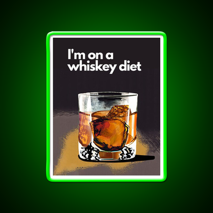 Whiskey Pun Whiskey Drink Bar Led Neon Sign Rgb Color
