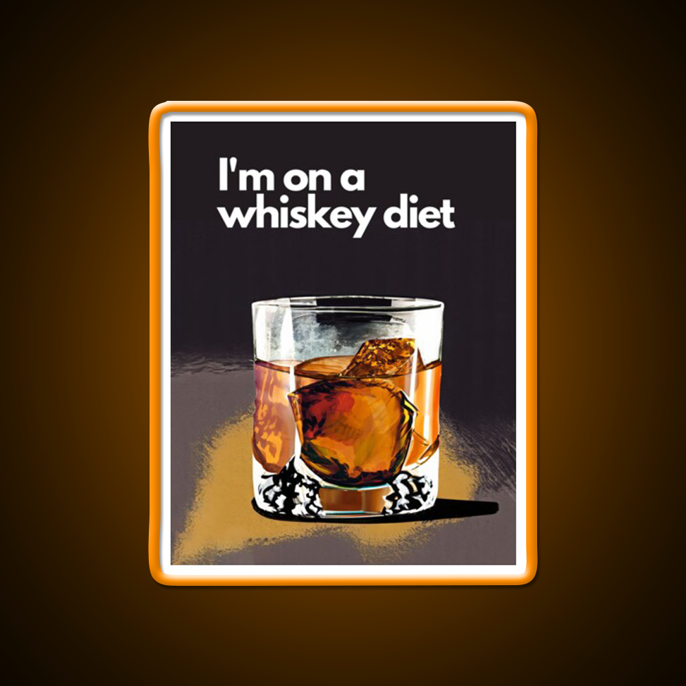 Whiskey Pun Whiskey Drink Bar Led Neon Sign Rgb Color