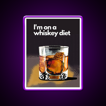 Whiskey Pun Whiskey Drink Bar Led Neon Sign Rgb Color