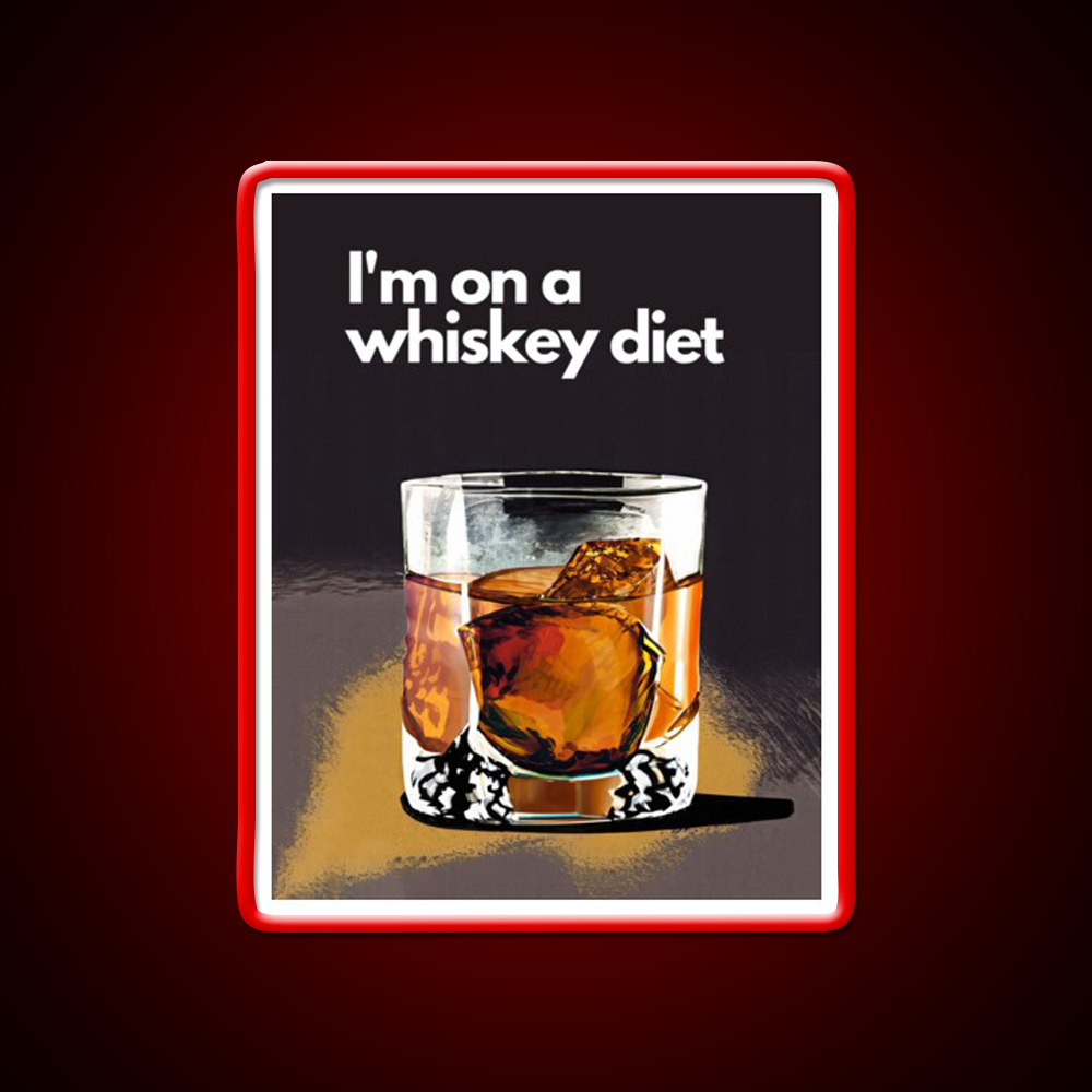 Whiskey Pun Whiskey Drink Bar Led Neon Sign Rgb Color