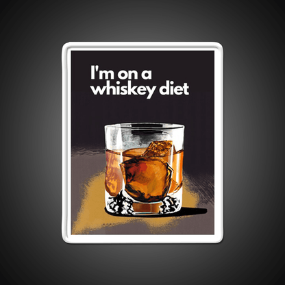 Whiskey Pun Whiskey Drink Bar Led Neon Sign Rgb Color - Shineneon
