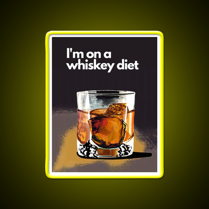 Whiskey Pun Whiskey Drink Bar Led Neon Sign Rgb Color