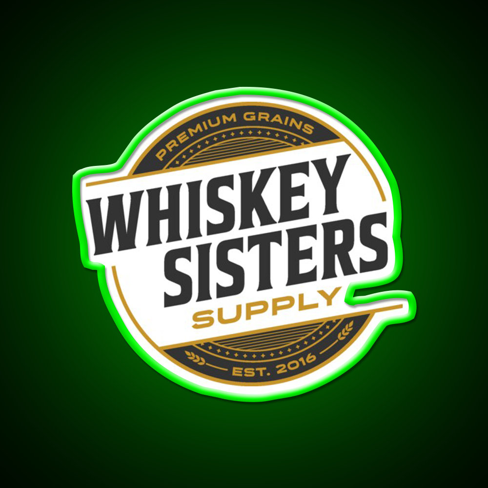 Whiskey Sisters Whiskey Drink Bar Led Neon Sign Rgb Color