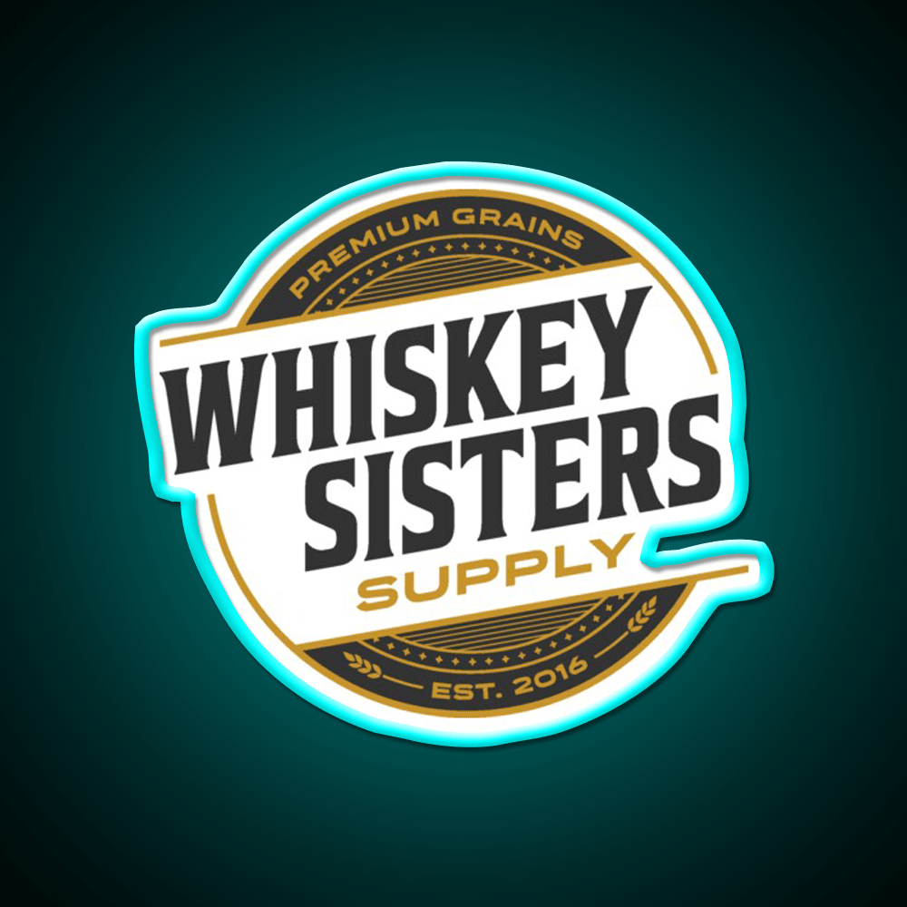 Whiskey Sisters Whiskey Drink Bar Led Neon Sign Rgb Color - Shineneon