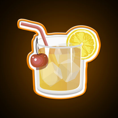 Whiskey Sour Cocktail Bar Decor Led Neon Sign Home Bar Decor Rgb Color - LED neon sign view 6