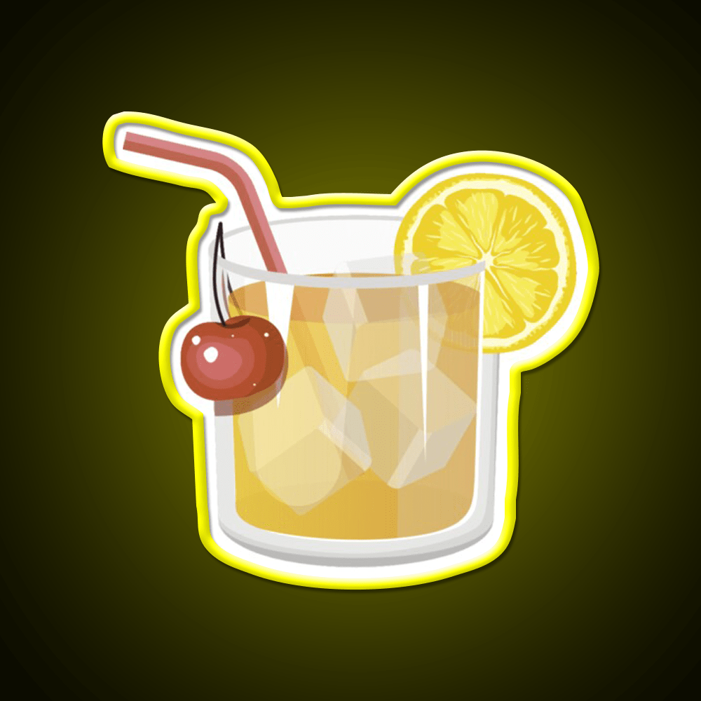 Whiskey Sour Cocktail Bar Decor Led Neon Sign Home Bar Decor Rgb Color - Shineneon