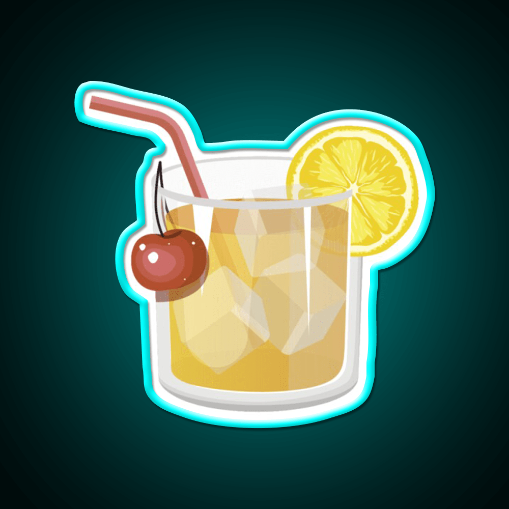 Whiskey Sour Cocktail Bar Decor Led Neon Sign Home Bar Decor Rgb Color - Shineneon