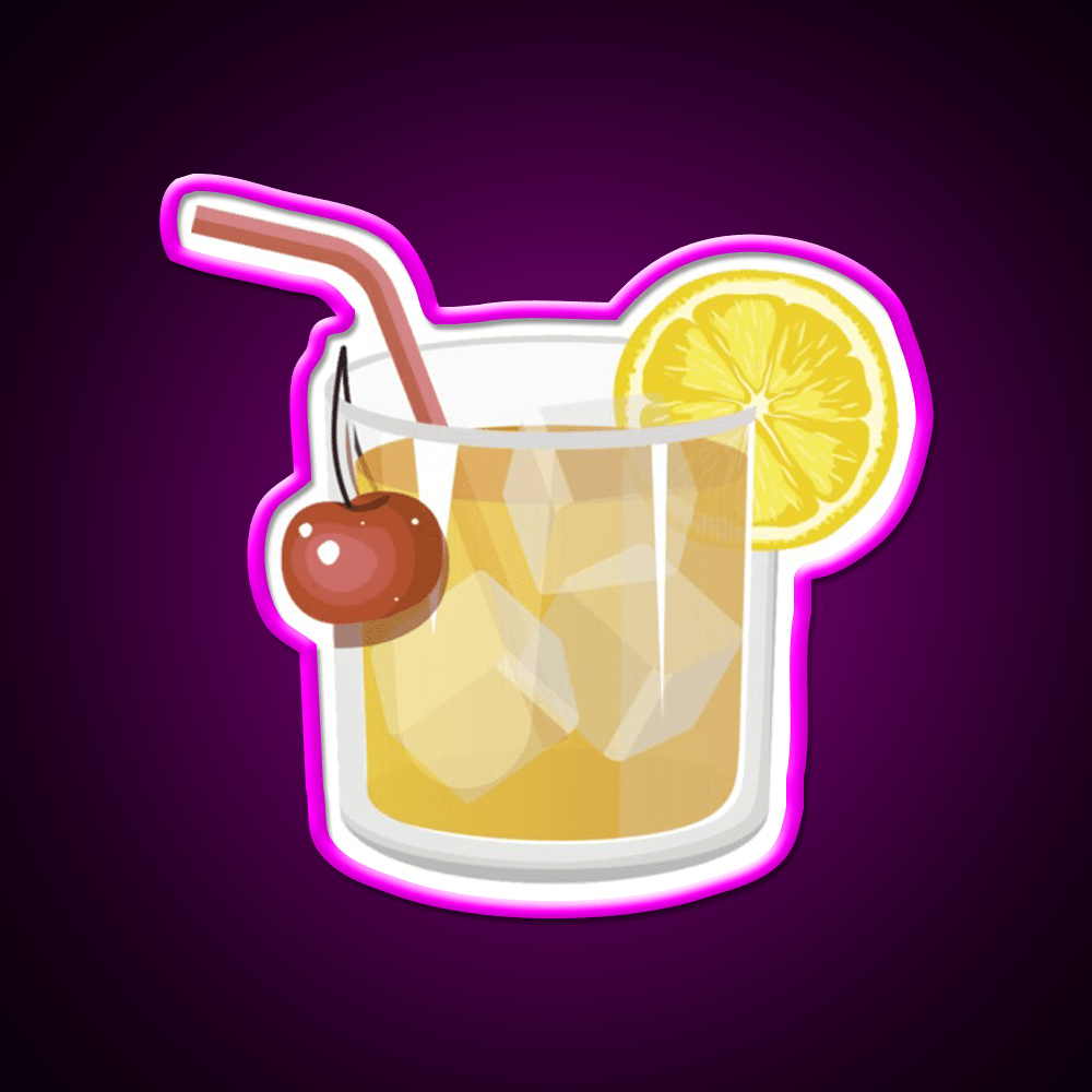 Whiskey Sour Cocktail Bar Decor Led Neon Sign Home Bar Decor Rgb Color - Shineneon