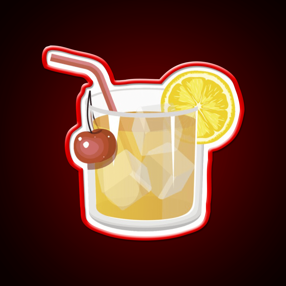 Whiskey Sour Cocktail Bar Decor Led Neon Sign Home Bar Decor Rgb Color - Shineneon
