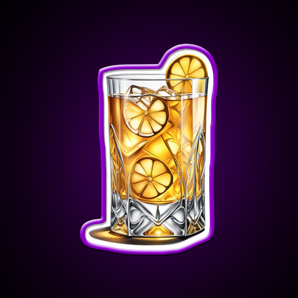 Whiskey Sour Cocktail Bar Decor Led Neon Sign Rgb Color - LED neon sign view 9