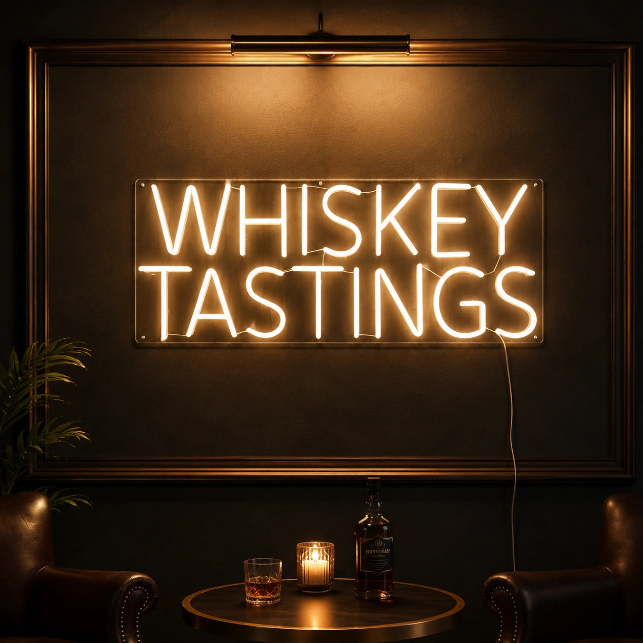 Whiskey Tastings Neon Sign LED Neon Sign high-converting product image