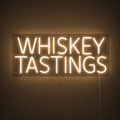 Whiskey Tastings Neon Sign LED Neon Sign main product image