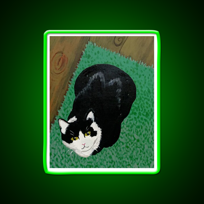 Whiskey The Cat Whiskey Drink Bar Led Neon Sign By Art Rgb Color