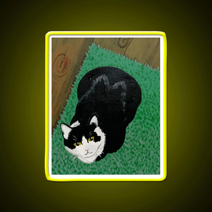 Whiskey The Cat Whiskey Drink Bar Led Neon Sign By Art Rgb Color