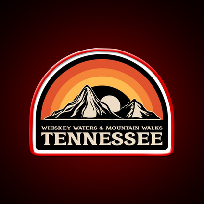 Whiskey Waters Mountain Walks Whiskey Drink Bar Led Neon Sign Rgb Color