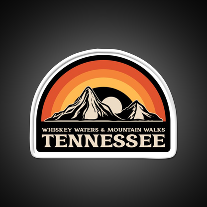 Whiskey Waters Mountain Walks Whiskey Drink Bar Led Neon Sign Rgb Color