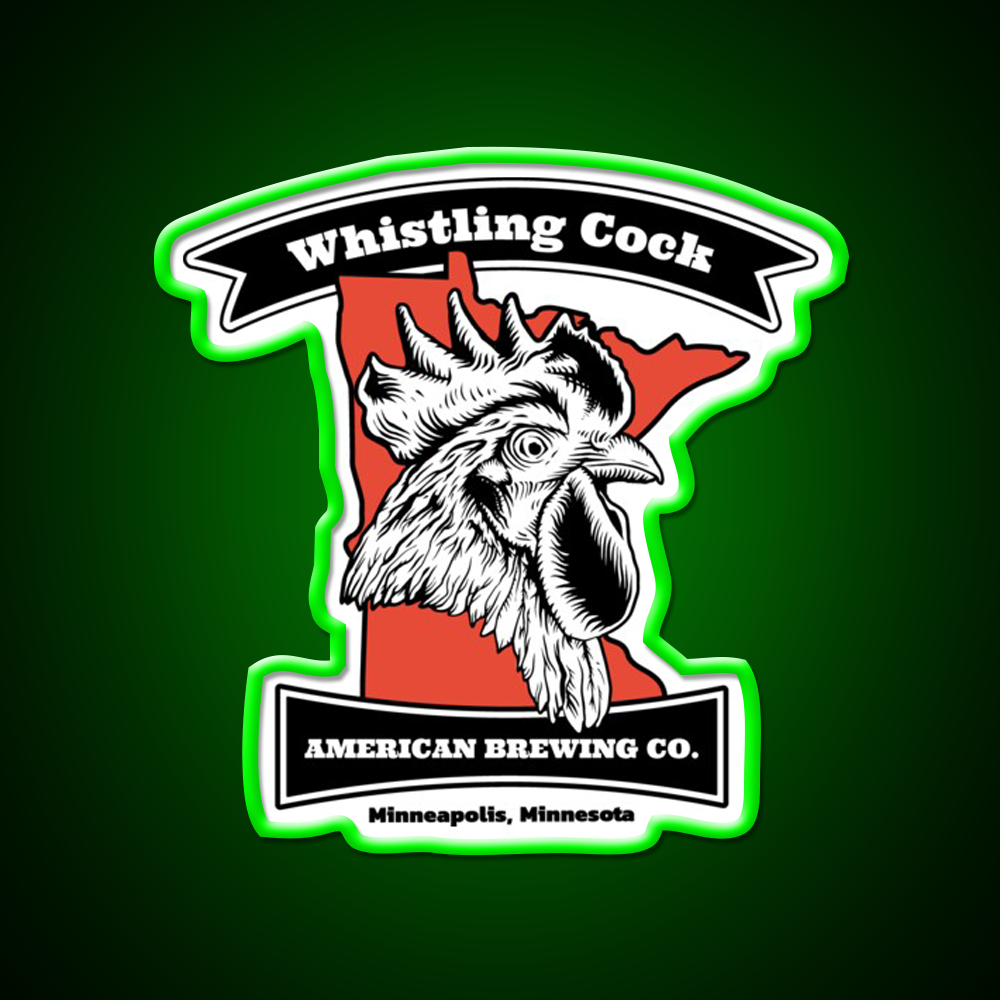Whistling Cock American Brewing Mn Beer Bar Decor Led Neon Sign Rgb Color - LED neon sign view 8