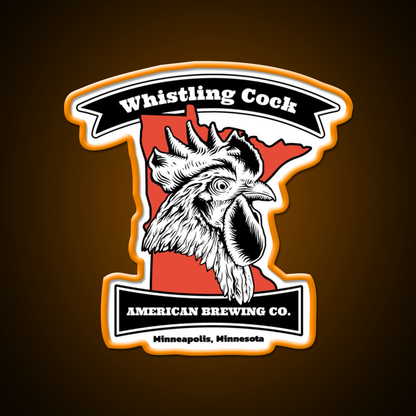 Whistling Cock American Brewing Mn Beer Bar Decor Led Neon Sign Rgb Color - LED neon sign view 6