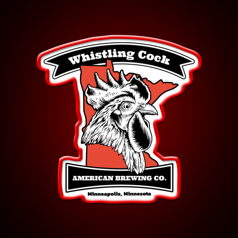 Whistling Cock American Brewing Mn Beer Bar Decor Led Neon Sign Rgb Color - LED neon sign view 10