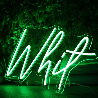 Whit Green Led Neon Sign - Shineneon