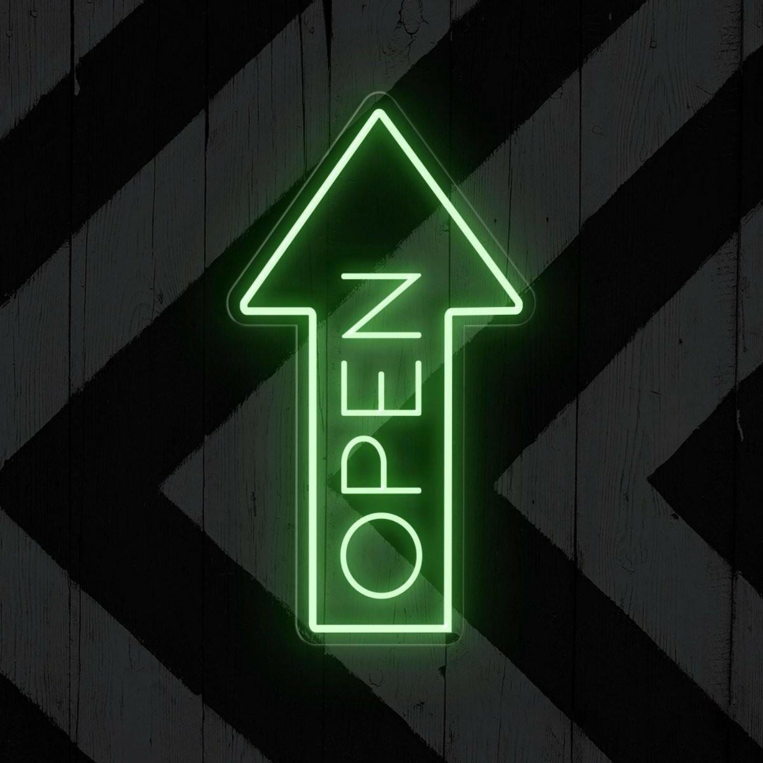 White Arrow Open Led Neon Sign For Shop Cafe Restaurant Entrance | Shineneon
