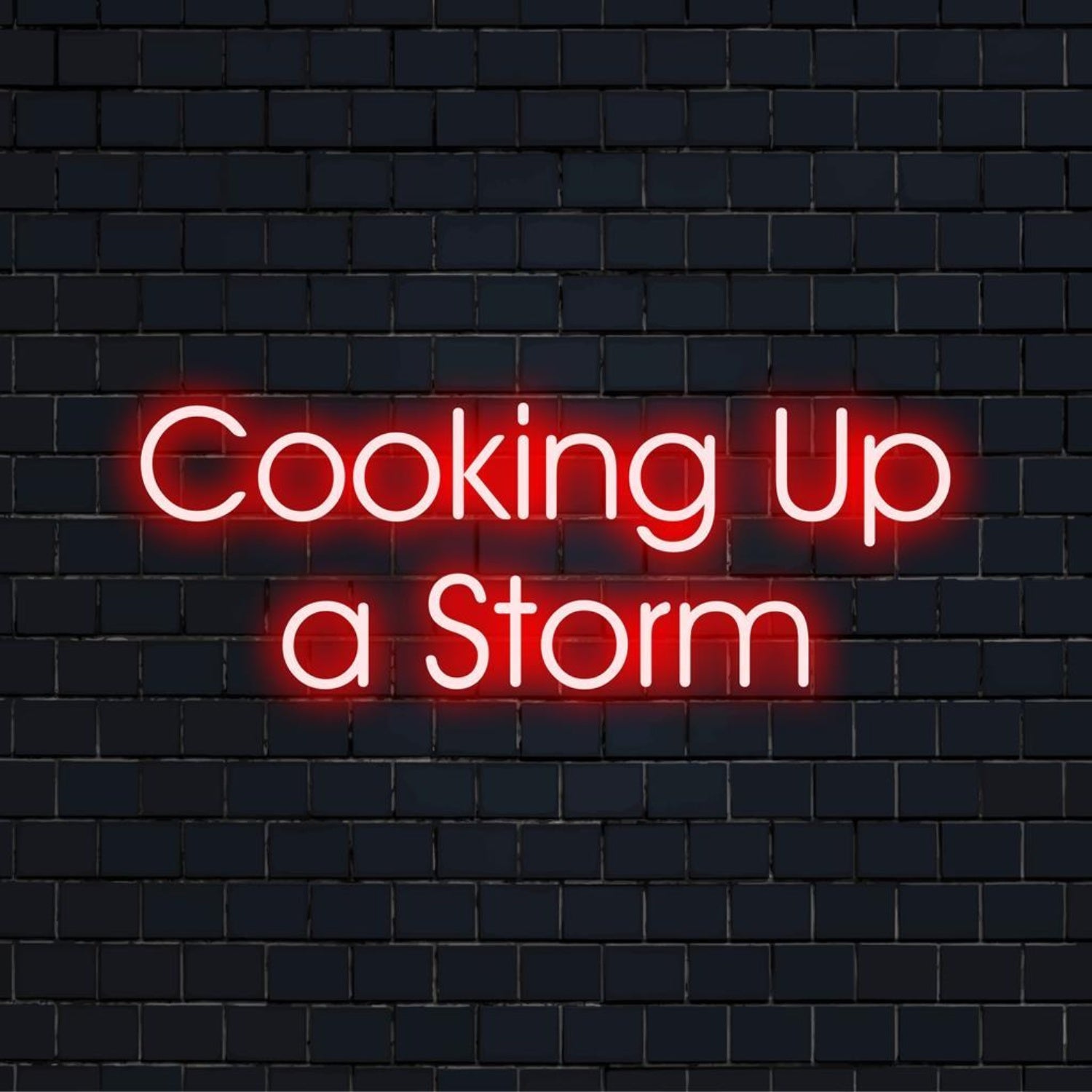 Cooking Up A Storm Custom Made LED Neon Sign | Shineneon