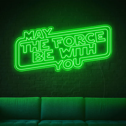 White Bold Star Wars Led Neon Sign For Home And Cafe Decor | Shineneon