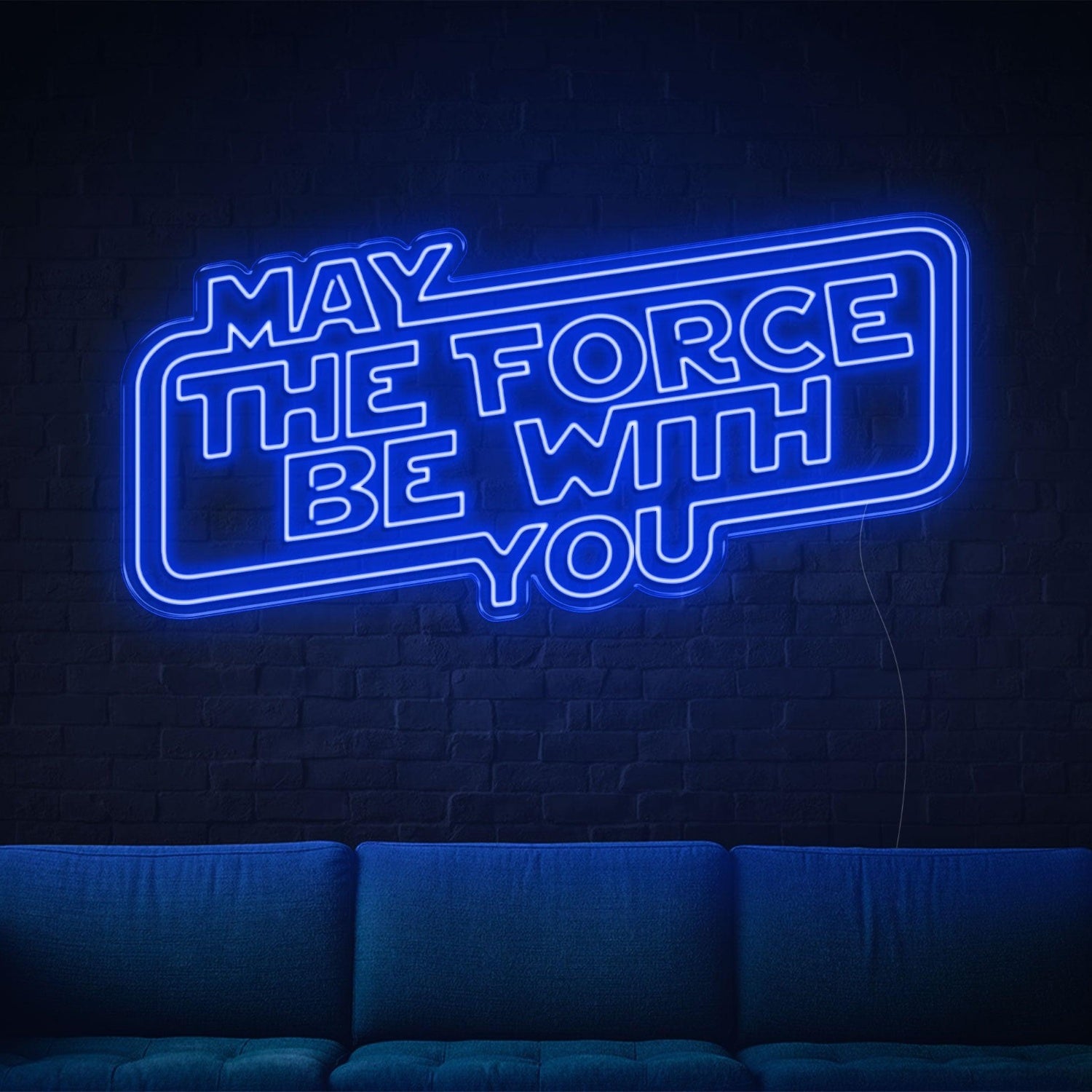 White Bold Star Wars Led Neon Sign For Home And Cafe Decor | Shineneon