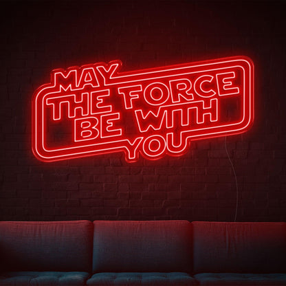 White Bold Star Wars Led Neon Sign For Home And Cafe Decor | Shineneon