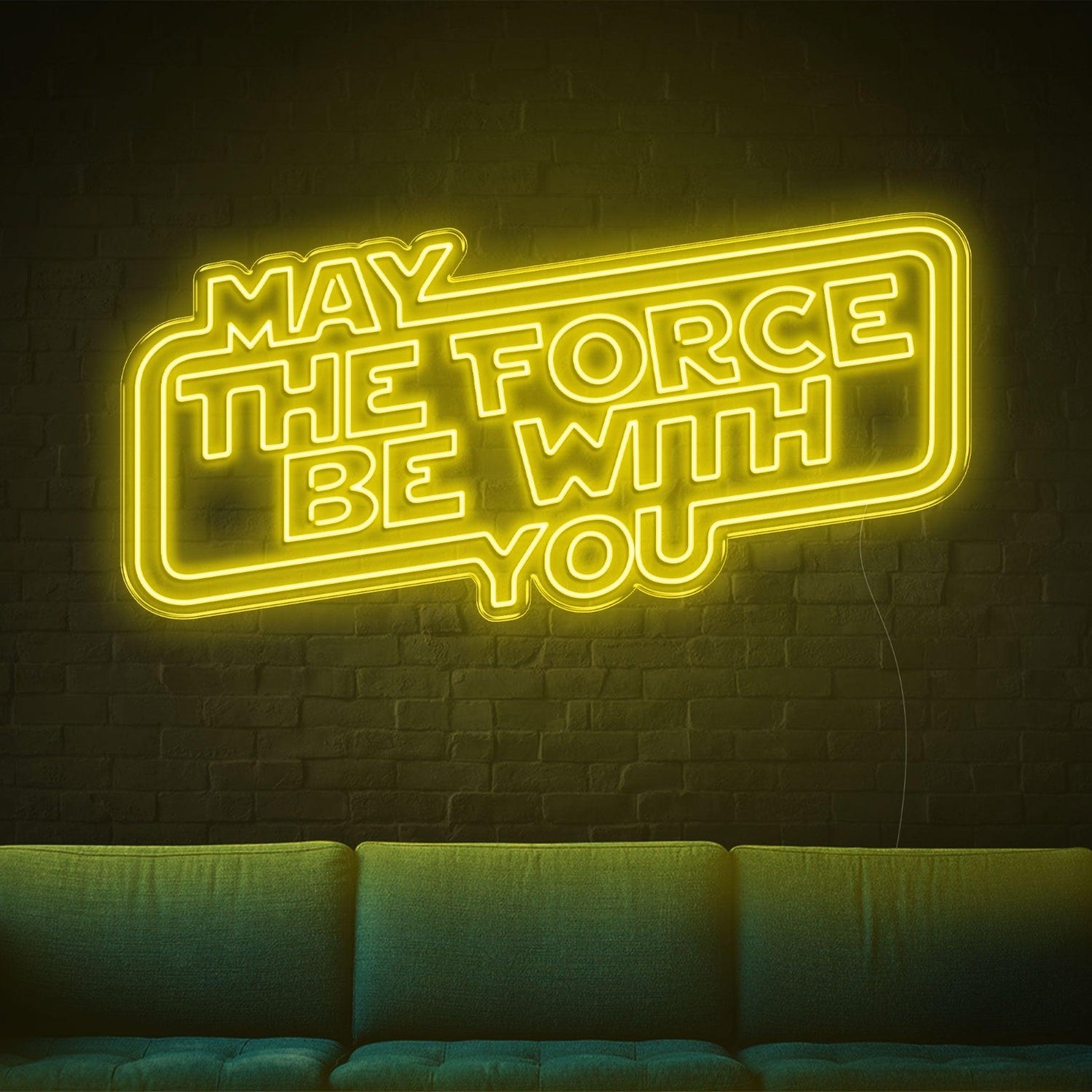 White Bold Star Wars Led Neon Sign For Home And Cafe Decor | Shineneon
