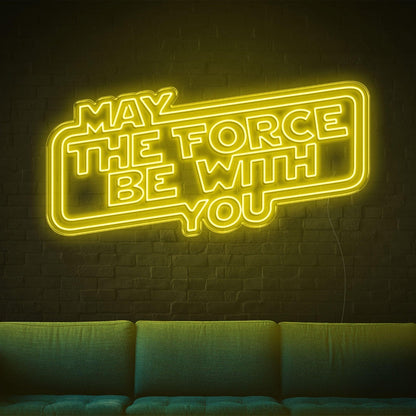 White Bold Star Wars Led Neon Sign For Home And Cafe Decor | Shineneon