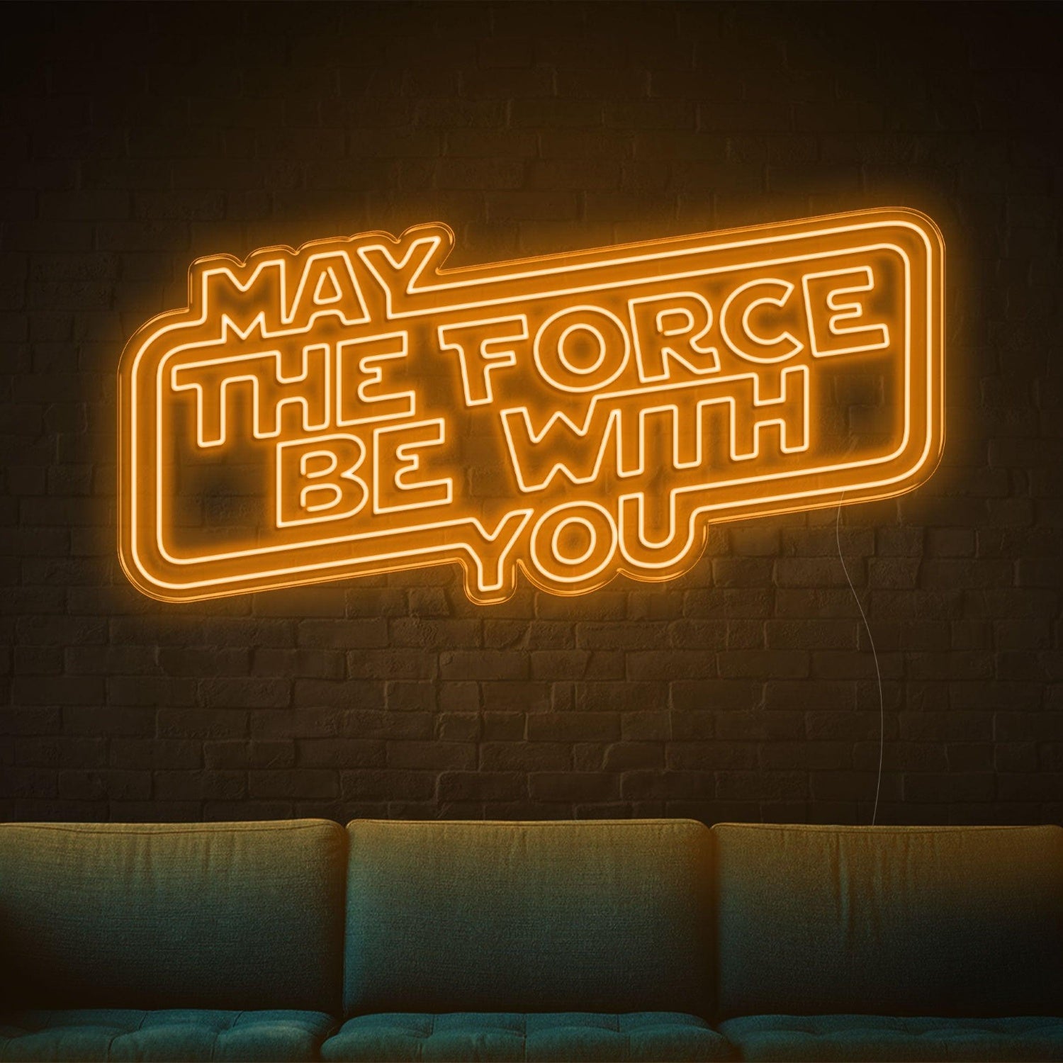White Bold Star Wars Led Neon Sign For Home And Cafe Decor | Shineneon