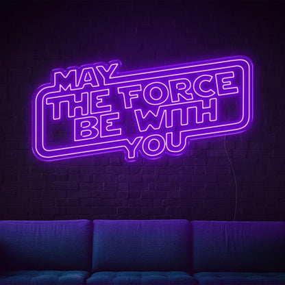 White Bold Star Wars Led Neon Sign For Home And Cafe Decor | Shineneon