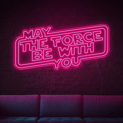 White Bold Star Wars Led Neon Sign For Home And Cafe Decor | Shineneon